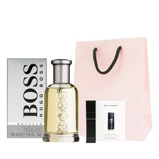 휴고보스 바틀드 오 드 뚜왈렛 50ml + 향수 샘플 랜덤발송 + 쇼핑백, 1세트