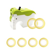 MoTEX 膠帶切割器 EP+膠帶 12mm 4入, 綠色, 1套