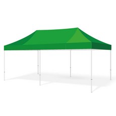홍캐노피 스테인레스 접이식 행사용 캐노피 천막 2.5 x 5 m, 녹색, 1개