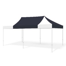 홍캐노피 스테인레스 접이식 행사용 캐노피 천막 2.5 x 5 m, 네이비 + 백색, 1개