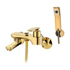 Dain ENG 斗振衛浴 Harmony Premium 金色 淋浴浴缸水龍頭 DB691, 1個