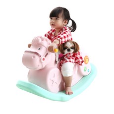 아하토이 릴리 아기 흔들말, 혼합색상, 1개