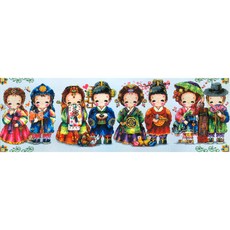 Joy十字繡組 80601, 1套, 韓國小孩