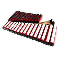 리베라 공명실로폰 RST-027BW 16온음 + 11반음, 흰색, 검은색, 1개