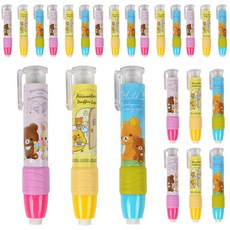 Feelbox 鬆弛熊鋒利橡皮擦套組 3 x 8p, 混色, 1套