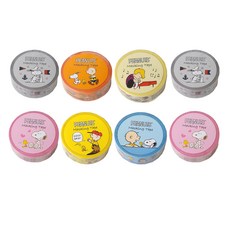 花生漫画史努比與朋友們紙膠帶 8入, 隨機發貨, 1套
