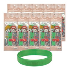 Pori和可愛夏季手環 肉桂香 綠色, 10個