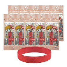 Ppori和可愛夏日手環 肉桂香 紅色, 10個