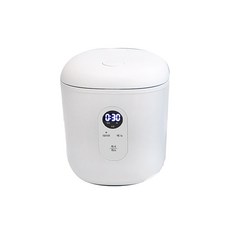 에버튼하우스 마카롱 미니 전기밥솥 1~2인용 WHITE, EHLM-RC56721A