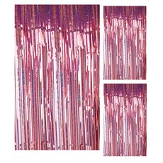 파티해 파티 수술 은박커튼 3p, 홀로그램로즈골드, 1개