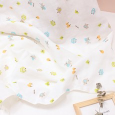 雙層竹纖維棉紗毯, 象牙白