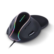 PLEOMAX RGB LED USB 垂直滑鼠 MO-ER600, 混合色