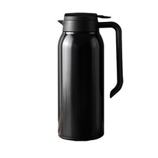 KALDIN 保溫保冷手提式不鏽鋼冰箱水瓶, 1.5L, 黑色