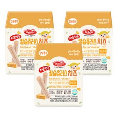 베베스트 처음먹는 칼슘 츄러스, 치즈맛, 45.5g, 3개