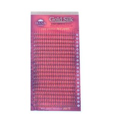 Hana 黃金蠶絲 3D 假睫毛 C 0.07 11mm, 黑色, 1個