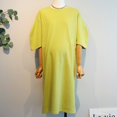 iyaan 孕婦條紋短袖連身裙