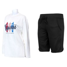 VENDIS 男士夏威夷長袖防磨衣上衣 C264 + Surfer Ocean 海灘褲 M605 套裝