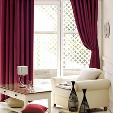 더자리 아일렛 암막커튼 2p 커튼끈 2p 세트