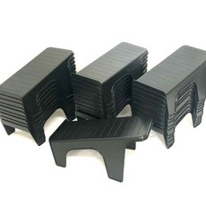 리빙앤진 공간창출 신발정리대 블랙 싱글, 30개