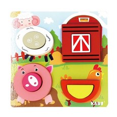 KABI感官智力開發木製立體益智家畜21030, 畜牧業 (21030)