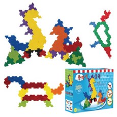 孩童感官發展侏羅紀積木 65p, 混色