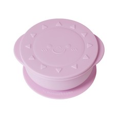 MOTHER'S CORN 孩童吸盤式太陽造型碗, 薰衣草紫, 1入