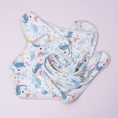 ahtty blanc 兒童人造絲涼感被, Blue Dino, 1條