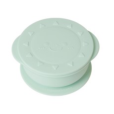 MOTHER'S CORN 孩童吸盤式太陽造型碗, 薄荷綠, 1入