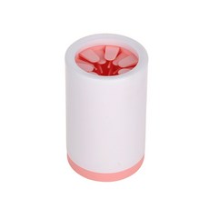 柔和色寵物洗腳杯 大, 粉色的, 1個