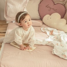 데코뷰 보들보들 모달 워셔블 아기 쿨매트, 핑크, 1개