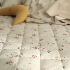 DECOVIEW 棉質花園印花涼感墊, 混色