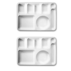 Living Mate PC 5 杯普通型 2p, 白色的