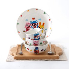 ZEN 슈퍼잭 키디 식기 세트, 파워업, 식기 6종, 1개