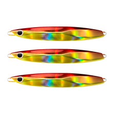 로얄피쉬 메탈지그 멸치 3p, 레드, 60g