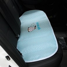 Yolo Cat條紋透氣車用3人坐墊, 1個, 藍色