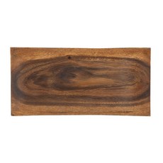 니코트 우드 커브 스퀘어 플레이트 서빙보드, 1개