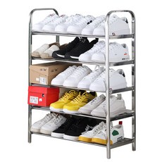 GAPANG 鋼製5層鞋架, 1個, 銀色