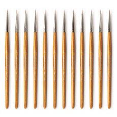 화홍 세필붓 345R, 0호, 12개