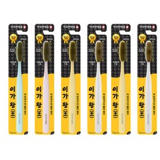 伊賀王5排金色納米牙刷隨機出貨, 1件, 6個
