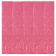 Songwol 松月 AB 壓花圖案運動毛巾 20 x 100 cm, 粉紅色, 5個