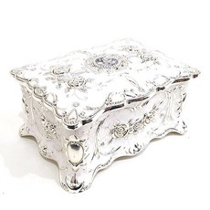 北歐金框首飾收納盒 calia01, 銀色, 1個