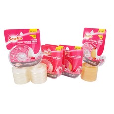 스칼라 테이프 본품 12mm x 6p + 리필 12mm x 12p 세트, 혼합색상, 1세트