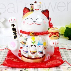 INTODECO 招福揮手招財貓 福氣貓 862 中, 混合色