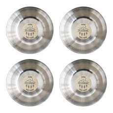 kitchen U 露營不鏽鋼大碗 小, 單一顏色, 4個