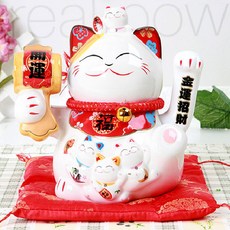 INTODECO 招福揮手招財貓 福氣貓 861 中, 混合顏色