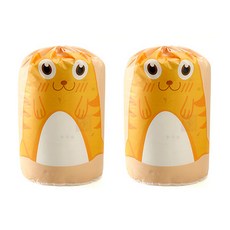 Allup Home PEVA Animal Character Duvet Organizer Bag Tiger, 2個