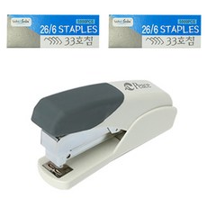 Peace 35 簡易訂書機隨機出貨 + Peace 33 時針 2p 套組, 混色, 1套