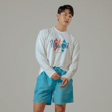 VENDIS 男士夏威夷風長袖防磨衣 C264 + 海灘褲 A105 套組