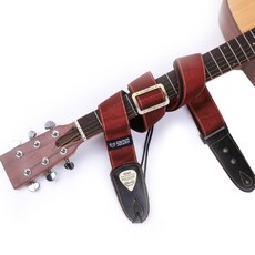 K sound簡約基本色吉他背帶, 紅色的