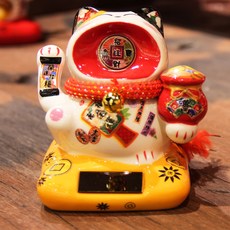 INTODECO 幸運與福氣 自動招財貓 86484, 混合色